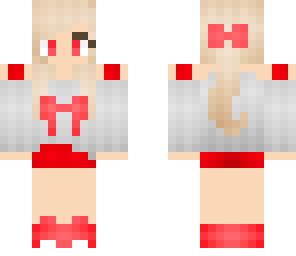 red teen girl