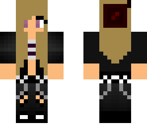 goth wearing a tube top