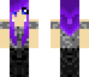 purple emo girl