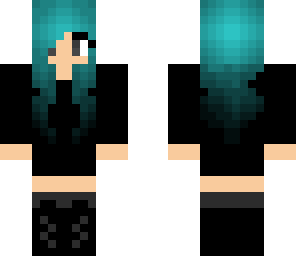 blue hair girl