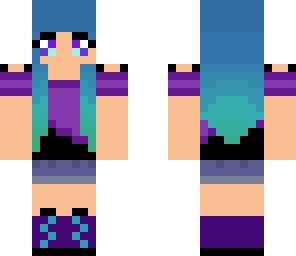 blue pretty girl