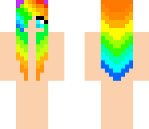 rainbow girl hair base 2