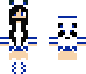 blue panda girl 2