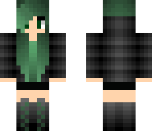 green goth girl
