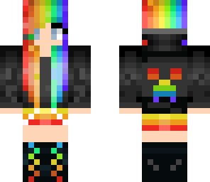 rainbow girl