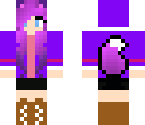 purple hooded fox