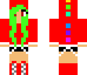 red dino girl xd