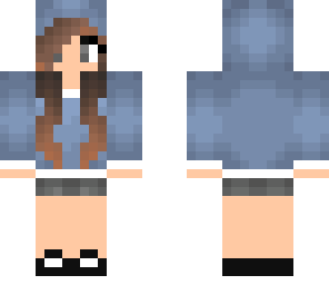 blue hoodie