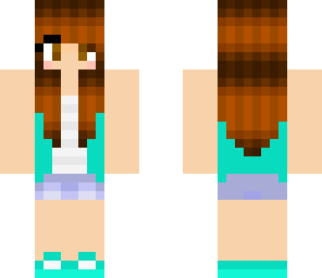 cute sky blue girl