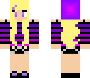 sweet purple girl