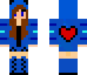blue girl