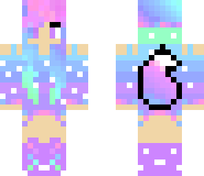 pastel skin girl