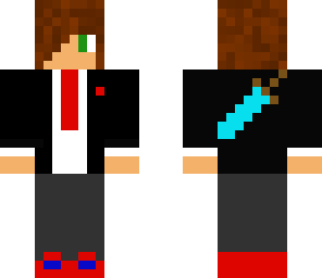 tuxedo with sword on back