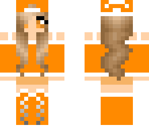 baseball girl - orange