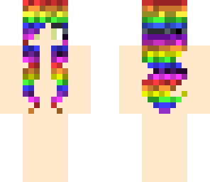 rainbow hair base