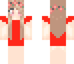 red dress