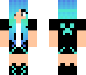 blue creeper hoodie