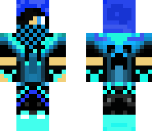 blue awesome dude with hoodie xd