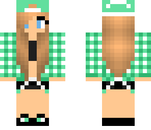 hipster girl minty