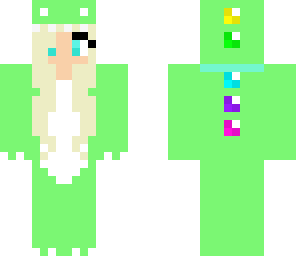 mint dino girl