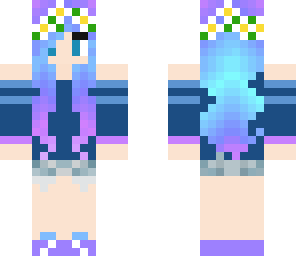 galaxy hair girl