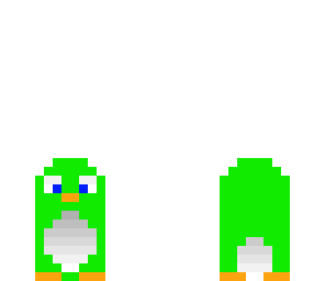 green penguin