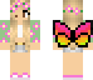 butterfly flower girl