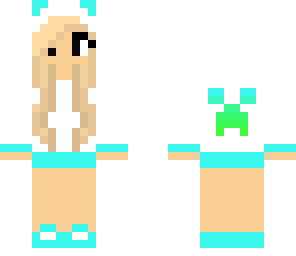 blue creeper girl