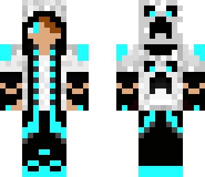 a modified version of teal hooded teen