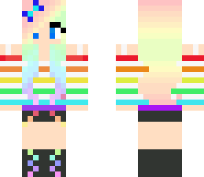 rainbow girl