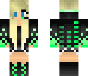 green gamer girl