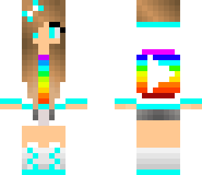 rainbow youtube girl