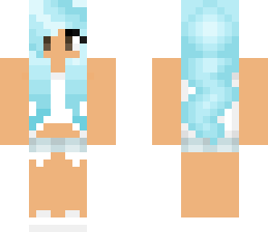 blue hair girl