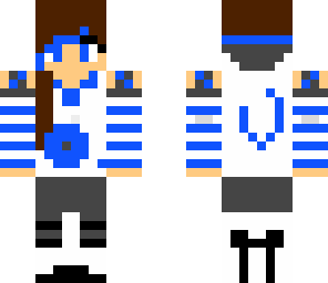 blue portal 2 girl