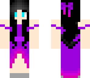 fixed purple gown