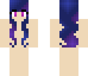 galaxy hair girl skin base