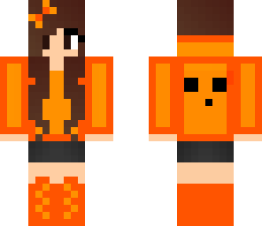 orange slime girl