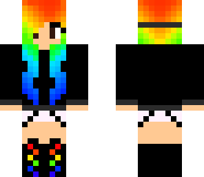 rainbow girl