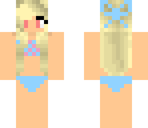 blue bathing suit