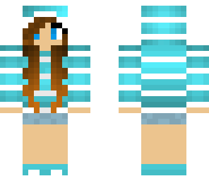 striped hoodie girl