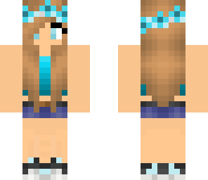 blue girl