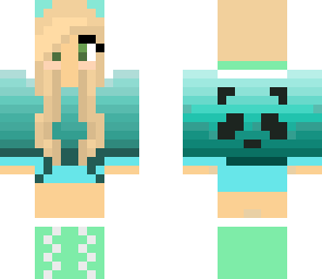 turqoise panda girl