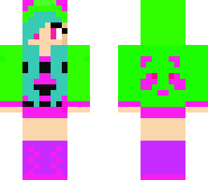 colorful panda gurl