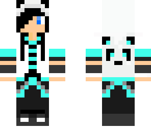 panda guy light blue