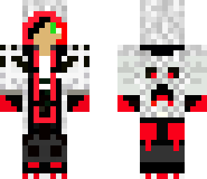 red guy in hood