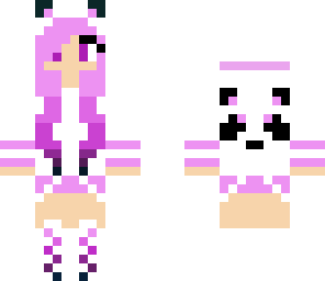 edited panda girl