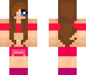 pink tank top girl