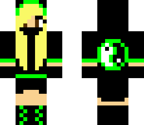 blonde hired neon green ninja