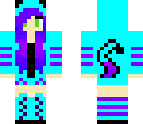 cyan pikachu girl