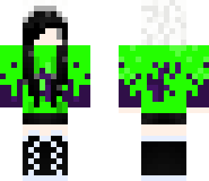 green and purple
